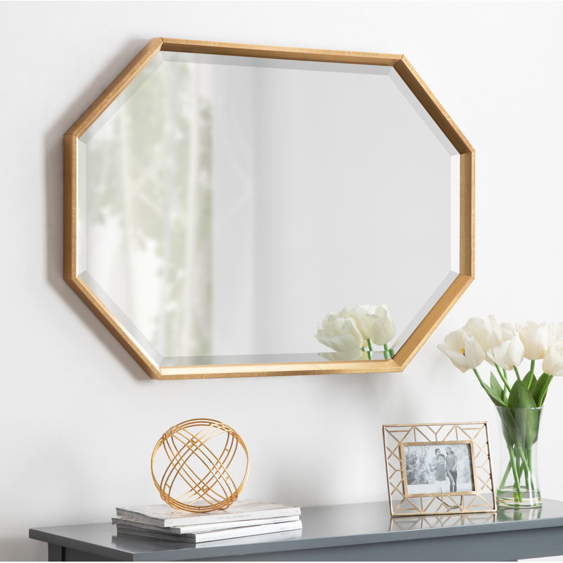 Kate and Laurel Modern & Contemporary Beveled Accent Mirror & Reviews Wayfair